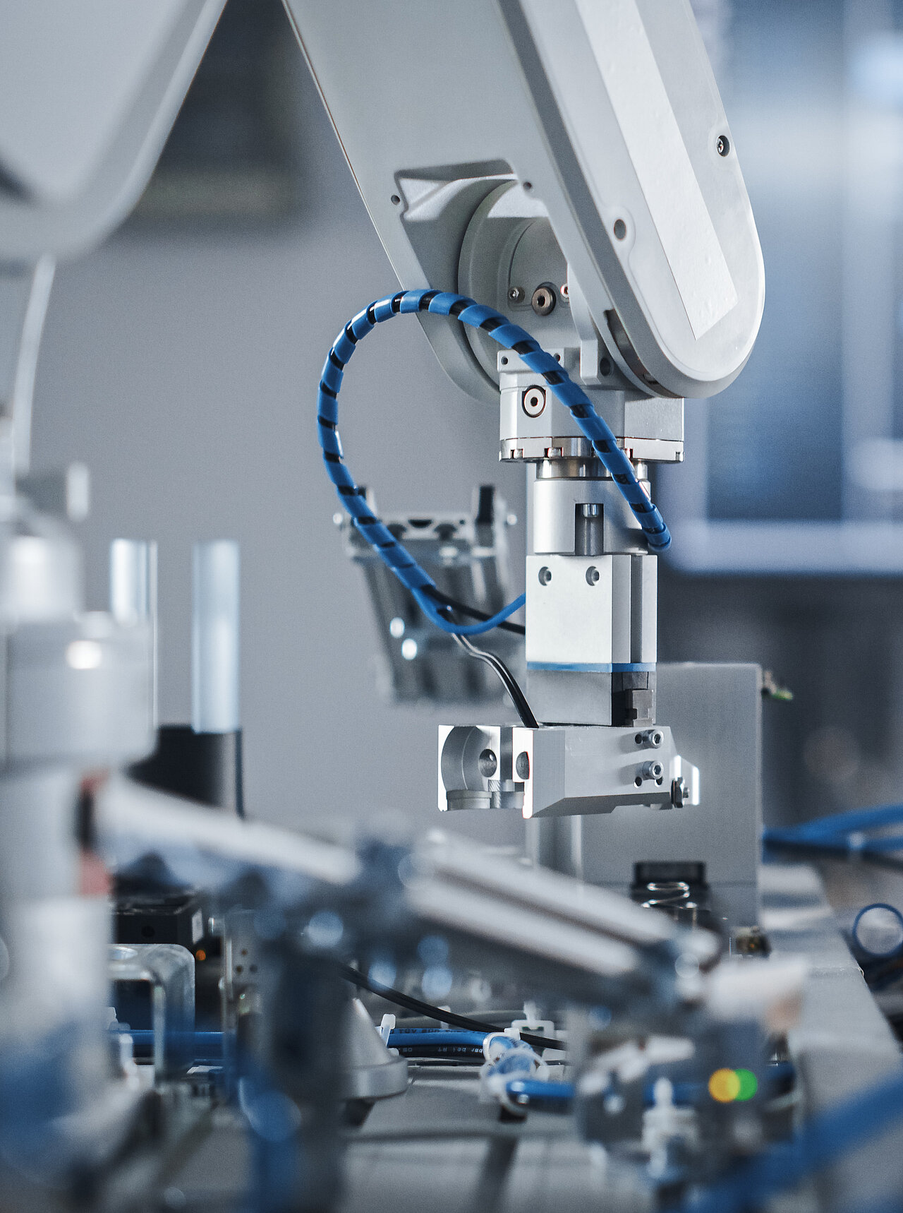 Nahansicht eines Prüfstandes