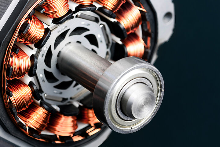 Detailansicht eines ECU Motors