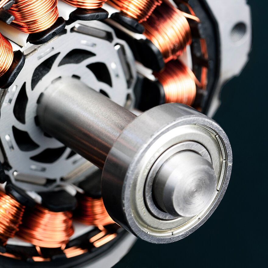 Detailansicht eines ECU Motors