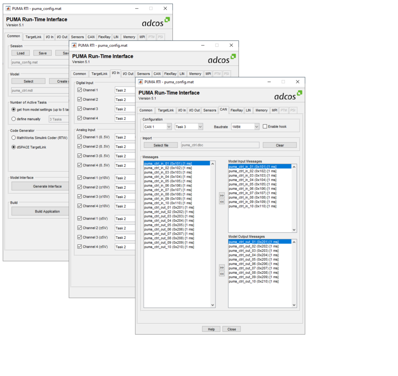 Rapid Control Prototyping Software Screenshots