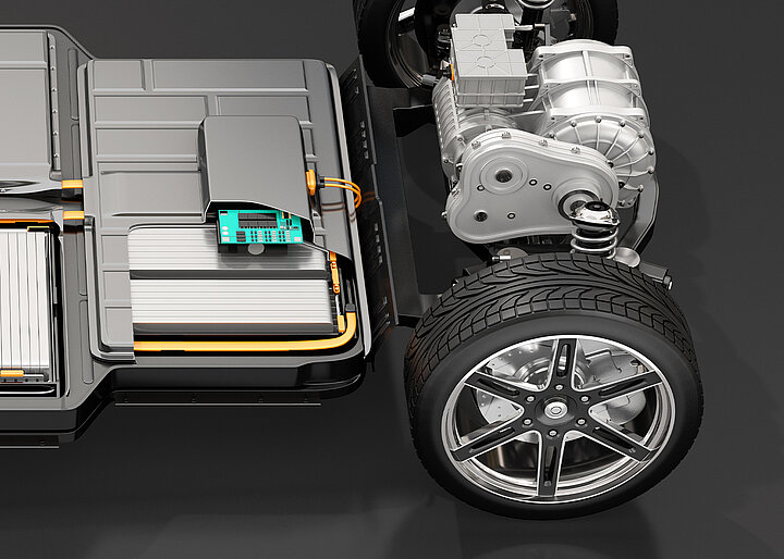 Antrieb eines elektrischen Fahrzeugs